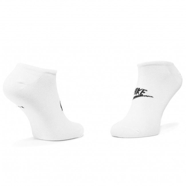 Set di 3 paia di calzini corti unisex Nike - SK0111 100 Bianco