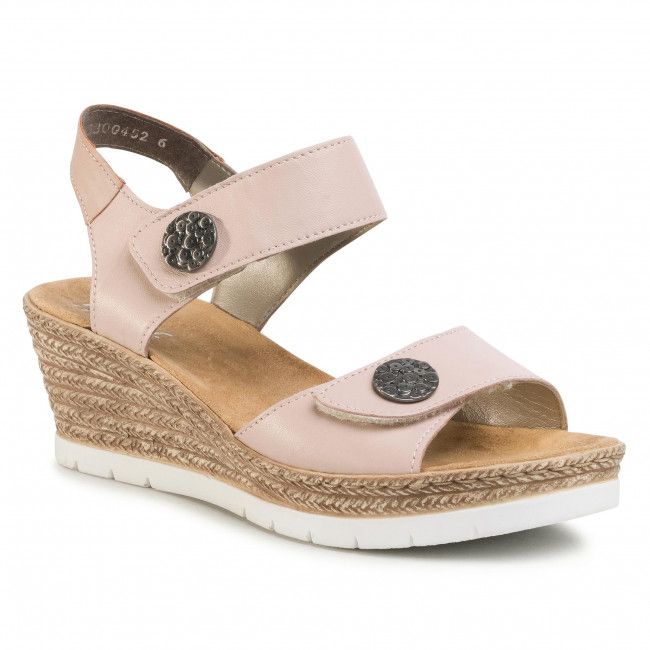 Sandali RIEKER - 619B9-31 Rosa