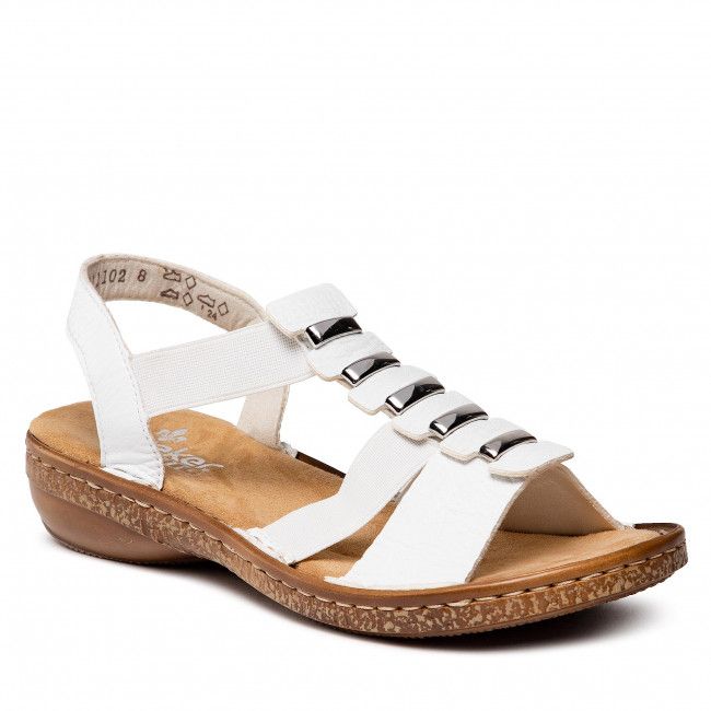 Sandali RIEKER - 62850-80 Weiss