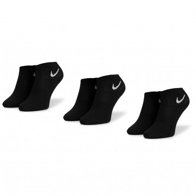 Set di 3 paia di calzini corti unisex Nike - SX7677 010 Nero