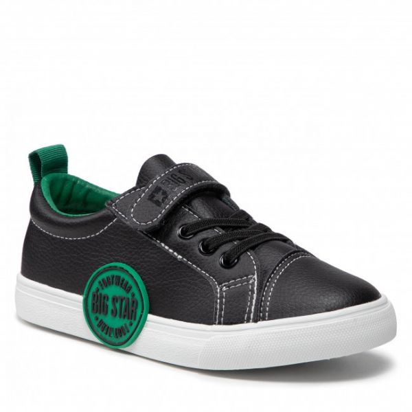Sneakers BIG STAR - FF374087 Black/Green Sneakers BIG STAR - FF374087 Black/Green