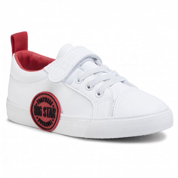 Sneakers BIG STAR - FF374088 White/Red Sneakers BIG STAR - FF374088 White/Red