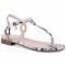Sandali SOLO FEMME - 72910-01-K86/000-07-00 Wąż Biało/Czarny