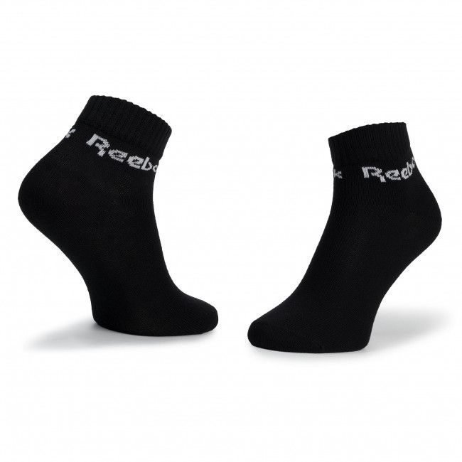 Set di 3 paia di calzini corti unisex Reebok - Act Core Ankle Sock 3p FL5226 Black