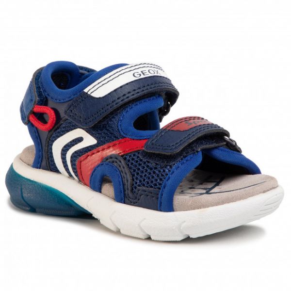 Sandali Geox - B S.Flexyyper B.B B022UB 0FE14 C0735 Navy/Red Sandali Geox - B S.Flexyyper B.B B022UB 0FE14 C0735 Navy/Red