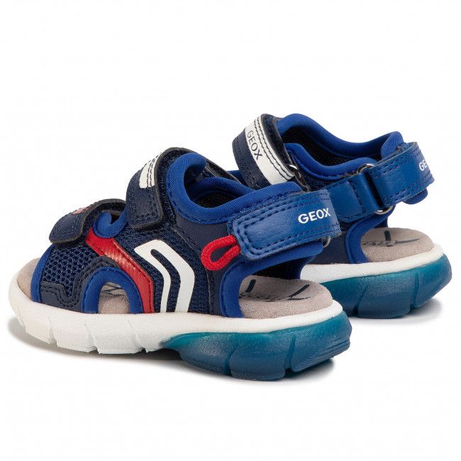 Sandali Geox - B S.Flexyyper B.B B022UB 0FE14 C0735 Navy/Red