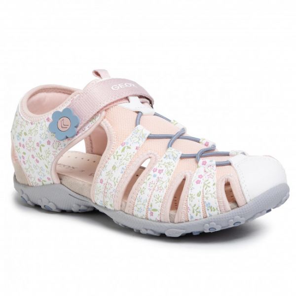 Sandali Geox - J S.Roxanne B J92D9B 00414 C1Z8W D White/Lt Rose Sandali Geox - J S.Roxanne B J92D9B 00414 C1Z8W D White/Lt Rose