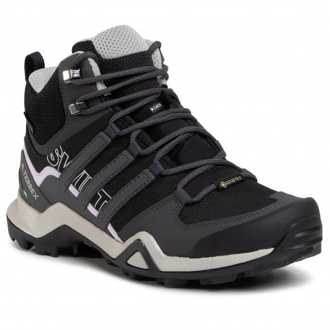 Scarpe adidas - Terrex Swift R2 Mid Gtx W GORE-TEX EF3357 Core Black/Dgh Solid Grey/Purple Tint