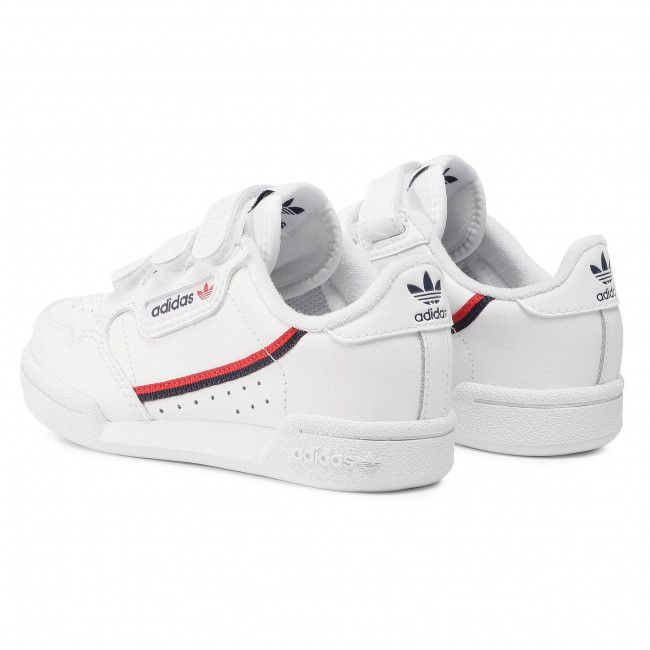 Scarpe adidas - Continental 80 Cf C EH3222 Ftwwht/Ftwwht/Scarle