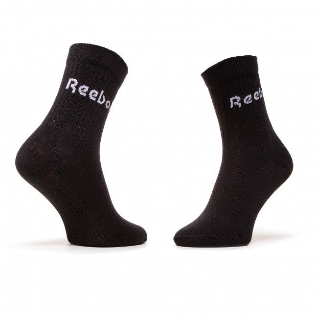 Set di 3 paia di calzini lunghi da uomo Reebok - GH0331 Black