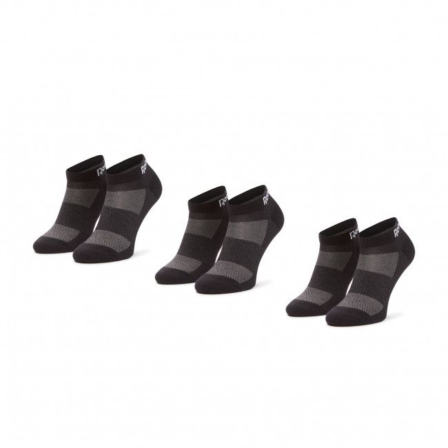 Set di 3 paia di calzini corti unisex Reebok - Te Low Cut Sock 3P GH0408 Black