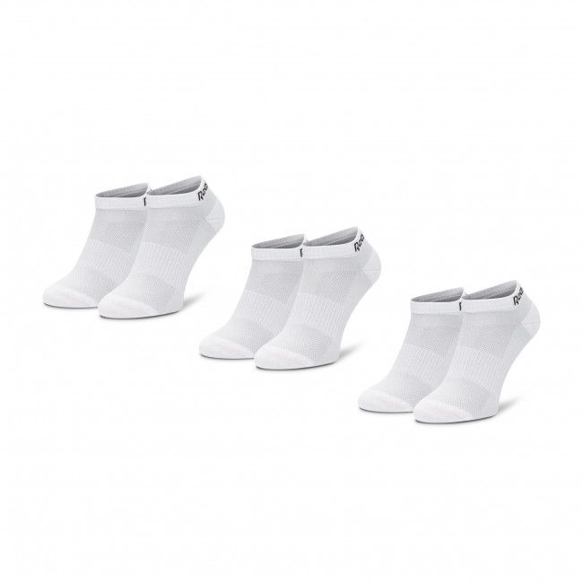 Set di 3 paia di calzini corti unisex Reebok - Te Low Cut Sock 3P GH0409 White