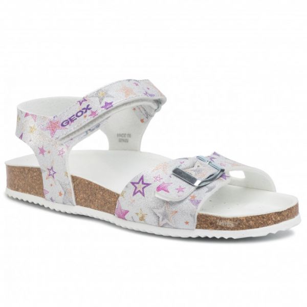 Sandali GEOX - J Adriel G. C J028MC 000QD C8004 D Silver Sandali GEOX - J Adriel G. C J028MC 000QD C8004 D Silver