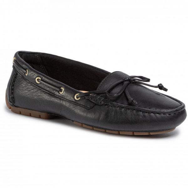 Mocassini CLARKS - C Mocc Boat 261492704 Black Leather Mocassini CLARKS - C Mocc Boat 261492704 Black Leather