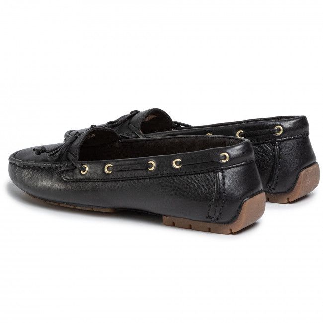 Mocassini CLARKS - C Mocc Boat 261492704 Black Leather