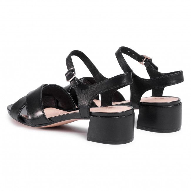 Sandali CLARKS - Sheer35 Strap 261484334 Black Leather