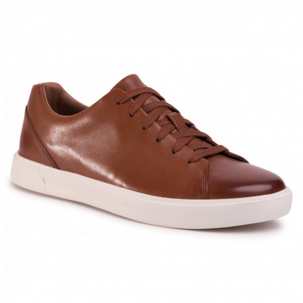 Sneakers CLARKS - Un Costa Lace 261486907 British Tan Leather Sneakers CLARKS - Un Costa Lace 261486907 British Tan Leather