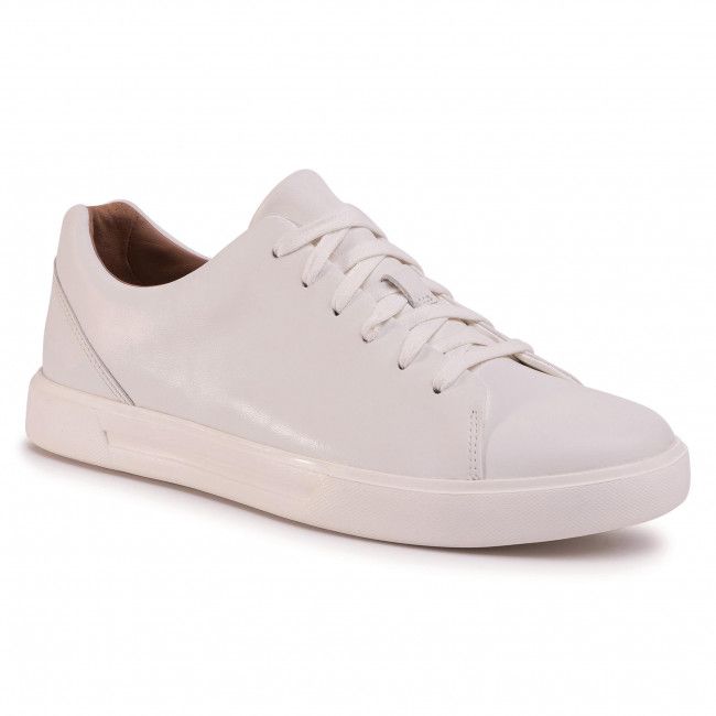 Sneakers Clarks - Un Costa Lace 261401647 White Leather