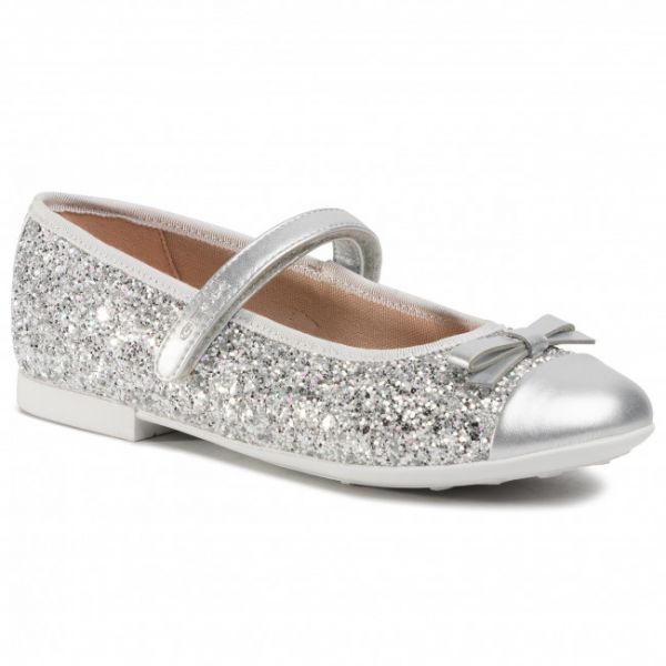 Scarpe basse GEOX - J Plie' A J8255A 0EWNF C1007 S Silver Scarpe basse GEOX - J Plie' A J8255A 0EWNF C1007 S Silver