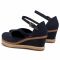 Espadrillas TOMMY HILFIGER - Basic Closed Toe Mid Wedge FW0FW04787 Desert Sky DW5