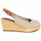 Espadrillas TOMMY HILFIGER - Iconic Elba Sling Back Wedge FW0FW04788 Stone AEP