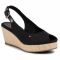 Espadrillas TOMMY HILFIGER - Iconic Elba Sling Back Wedge FW0FW04788 Black BDS