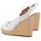Espadrillas TOMMY HILFIGER - Iconic Elena Sling Back Wedge FW0FW04789 Ivory YBI