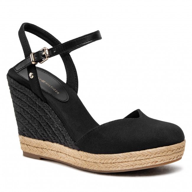 Espadrillas TOMMY HILFIGER - Basic Closed Toe High Wedge FW0FW04786 Black BDS