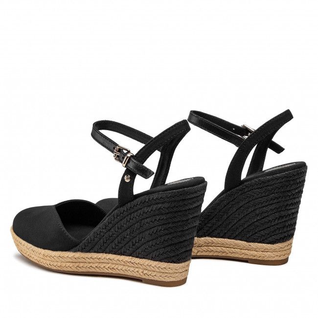 Espadrillas TOMMY HILFIGER - Basic Closed Toe High Wedge FW0FW04786 Black BDS