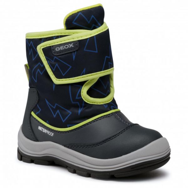 Stivali da neve GEOX - B Flanfil B.Wpf A B044HA 050MN C0749 M Navy/Lime Stivali da neve GEOX - B Flanfil B.Wpf A B044HA 050MN C0749 M Navy/Lime