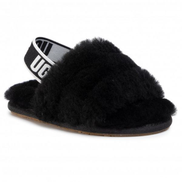 Pantofole UGG - T Fluff Yeah Slide 1098579T Blk Pantofole UGG - T Fluff Yeah Slide 1098579T Blk