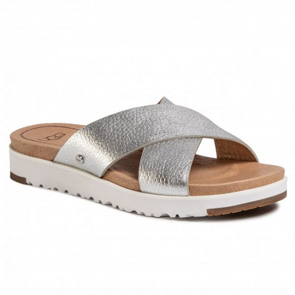 Ciabatte UGG - W Kari Metallic 1102911 Slvr Ciabatte UGG - W Kari Metallic 1102911 Slvr