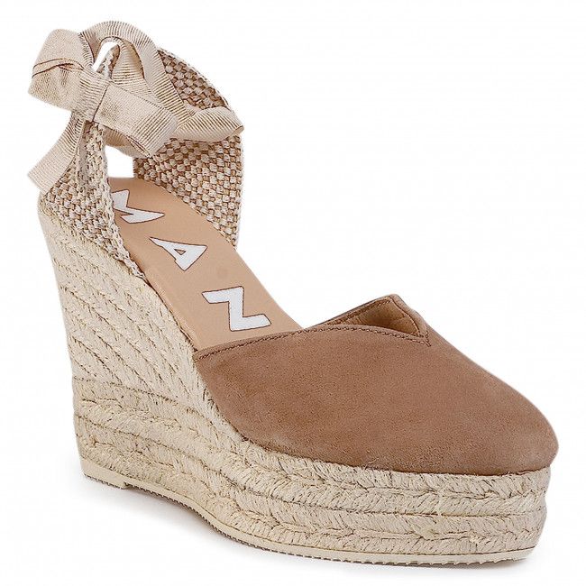 Espadrillas MANEBI - Heart Shape Wedges W 1.9 WH Vintage Taupe