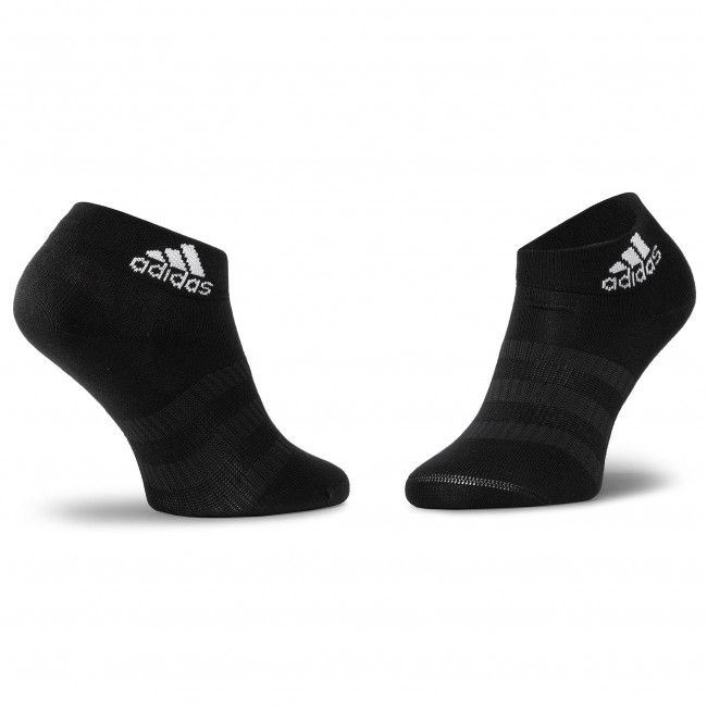 Set di 3 paia di calzini corti unisex adidas - Light Ank 3Pp DZ9436 Black/Black/Black
