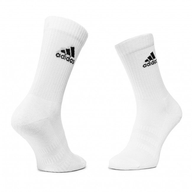 Set di 6 paia di calzini lunghi unisex adidas - Cush Crw 6Pp DZ9353 White/White/White/Wz