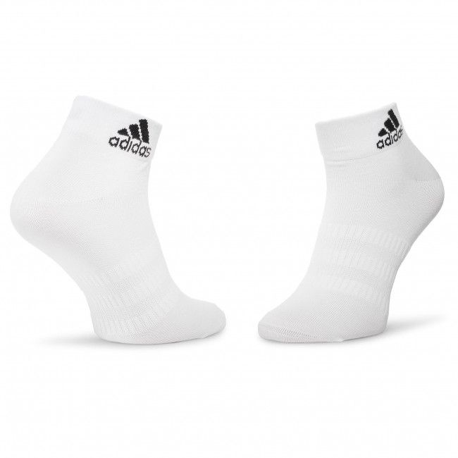 Set di 3 paia di calzini corti unisex adidas - Light Ank 3PP DZ9435 White/White/White