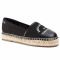 Espadrillas KARL LAGERFELD - KL80108 Black Canvas