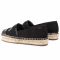 Espadrillas KARL LAGERFELD - KL80108 Black Canvas
