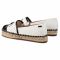 Espadrillas KARL LAGERFELD - KL80108 White Canvas w/Black