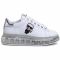 Sneakers KARL LAGERFELD - KL62630 White Lthr W/Silver
