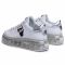 Sneakers KARL LAGERFELD - KL62630 White Lthr W/Silver