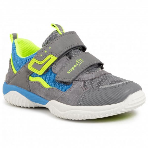 Sneakers Superfit - 6-06382-25 S Hellgrau/Gelb Sneakers Superfit - 6-06382-25 S Hellgrau/Gelb
