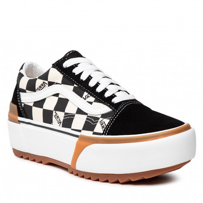 Scarpe sportive Vans - Old Skool Stacked VN0A4U15VLV1 (Checkerboard) Multi/True