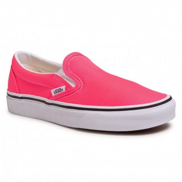 Scarpe sportive Vans - Classic Slip-On VN0A4U38WT61 (Neon)Knockout Pnk/Tr Wht