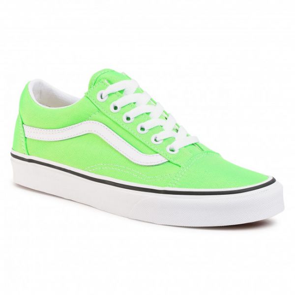 Scarpe sportive VANS - Old Skool VN0A4U3BWT51 (Neon) Green Gecko/Tr Wht