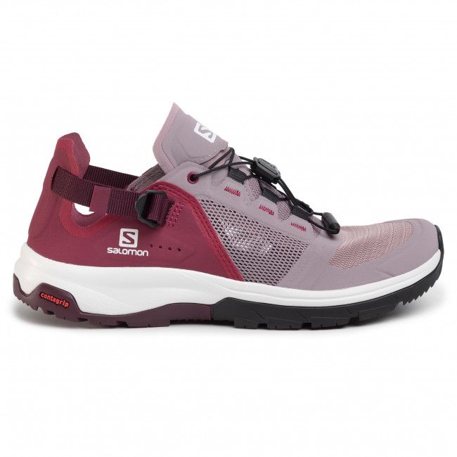 Scarpe Salomon - Tech Amphib 4 W 409855 25 V0 Quail/Rhododendron/Winetasting