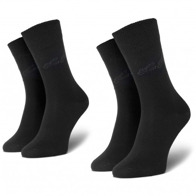 Set di 2 paia di calzini lunghi da donna Tom Tailor - 9702 Black 610