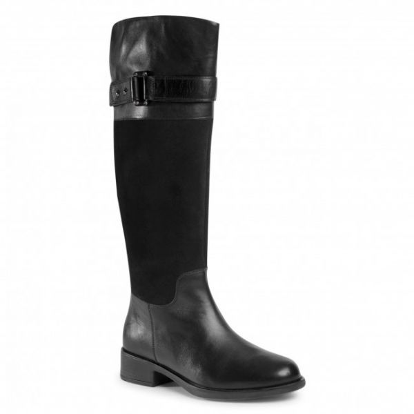 Stivali al ginocchio GEOX - D Resia I D04LHI 04322 C9999 Black Stivali al ginocchio GEOX - D Resia I D04LHI 04322 C9999 Black