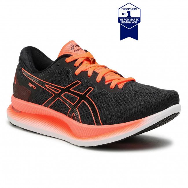 Scarpe Asics - GlideRide Tokyo 1011B073 Black/Sunrise Red 001