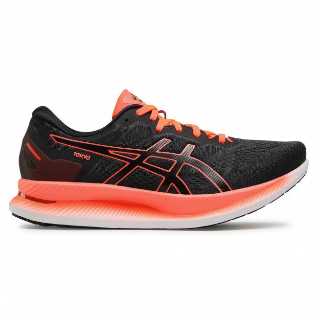 Scarpe Asics - GlideRide Tokyo 1011B073 Black/Sunrise Red 001